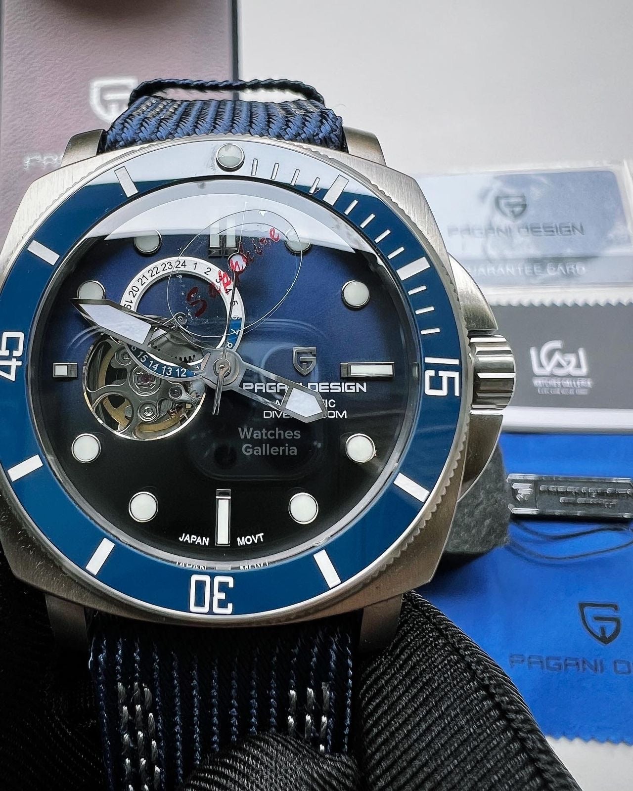 Pagani Design Submersible Blue Dial PD1736