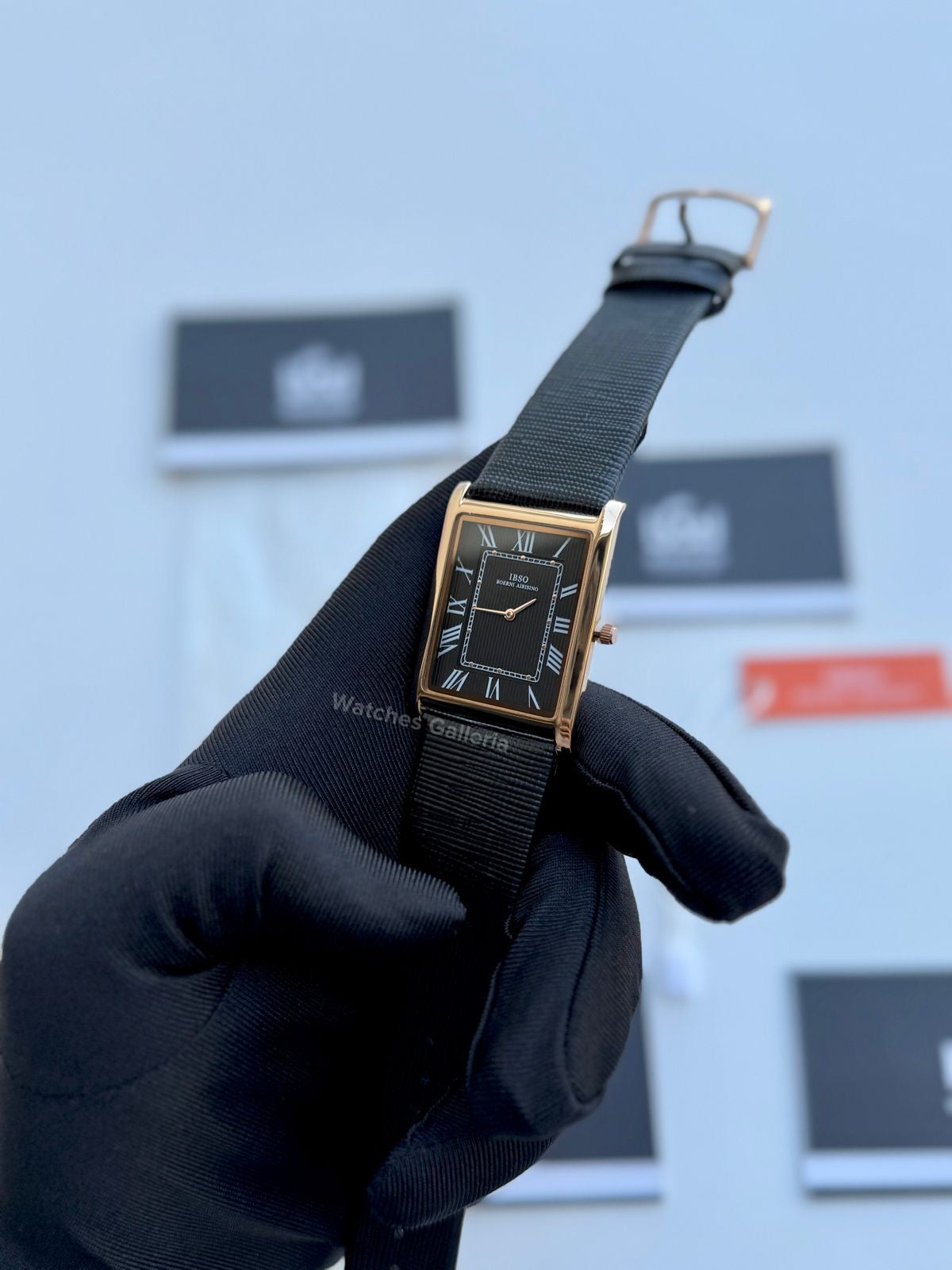 IBSO Tank Watch (Black) IBSO2232 Watches Galleria