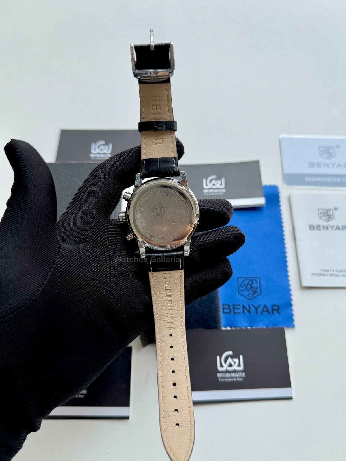 Benyar Classic Calendar Quartz (Black) BY5104 Watches Galleria