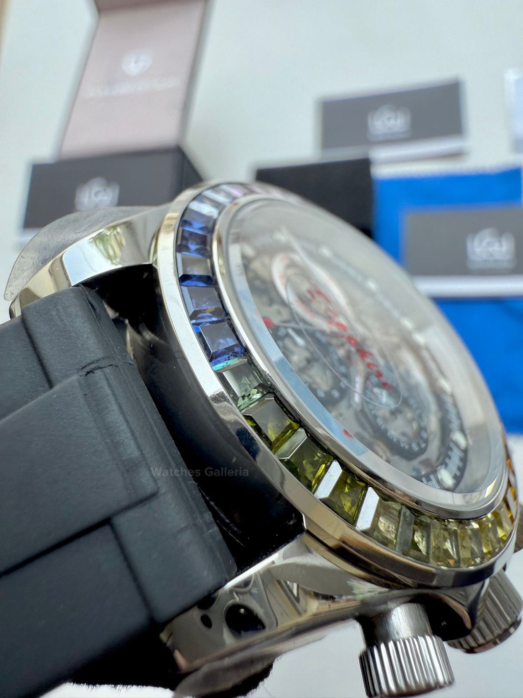 Pagani Design Rainbow Skeleton Automatic PD1653 (Silicon) Pagani Design in Pakistan