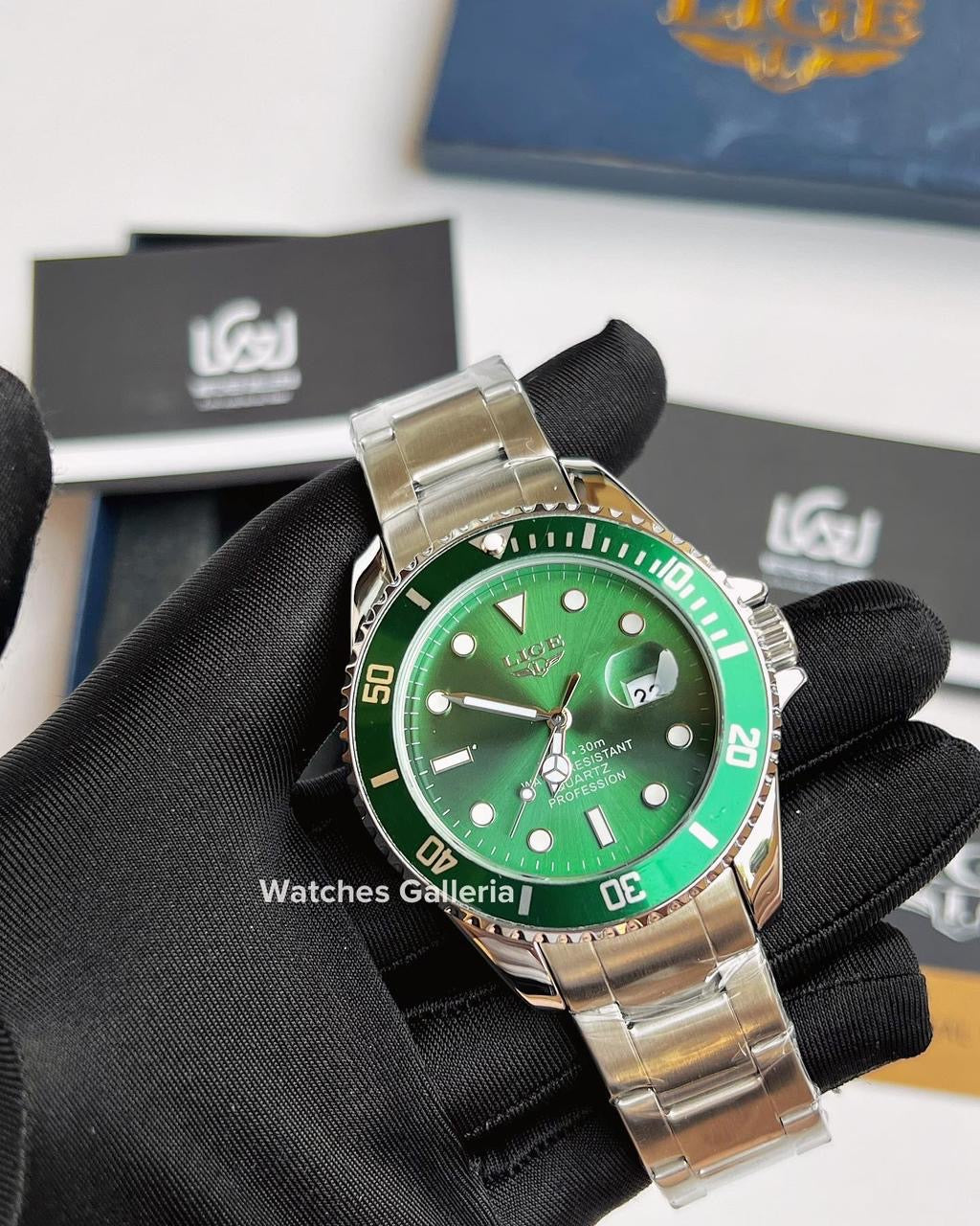 Lige Submariner Quartz (Hulk) LG10045