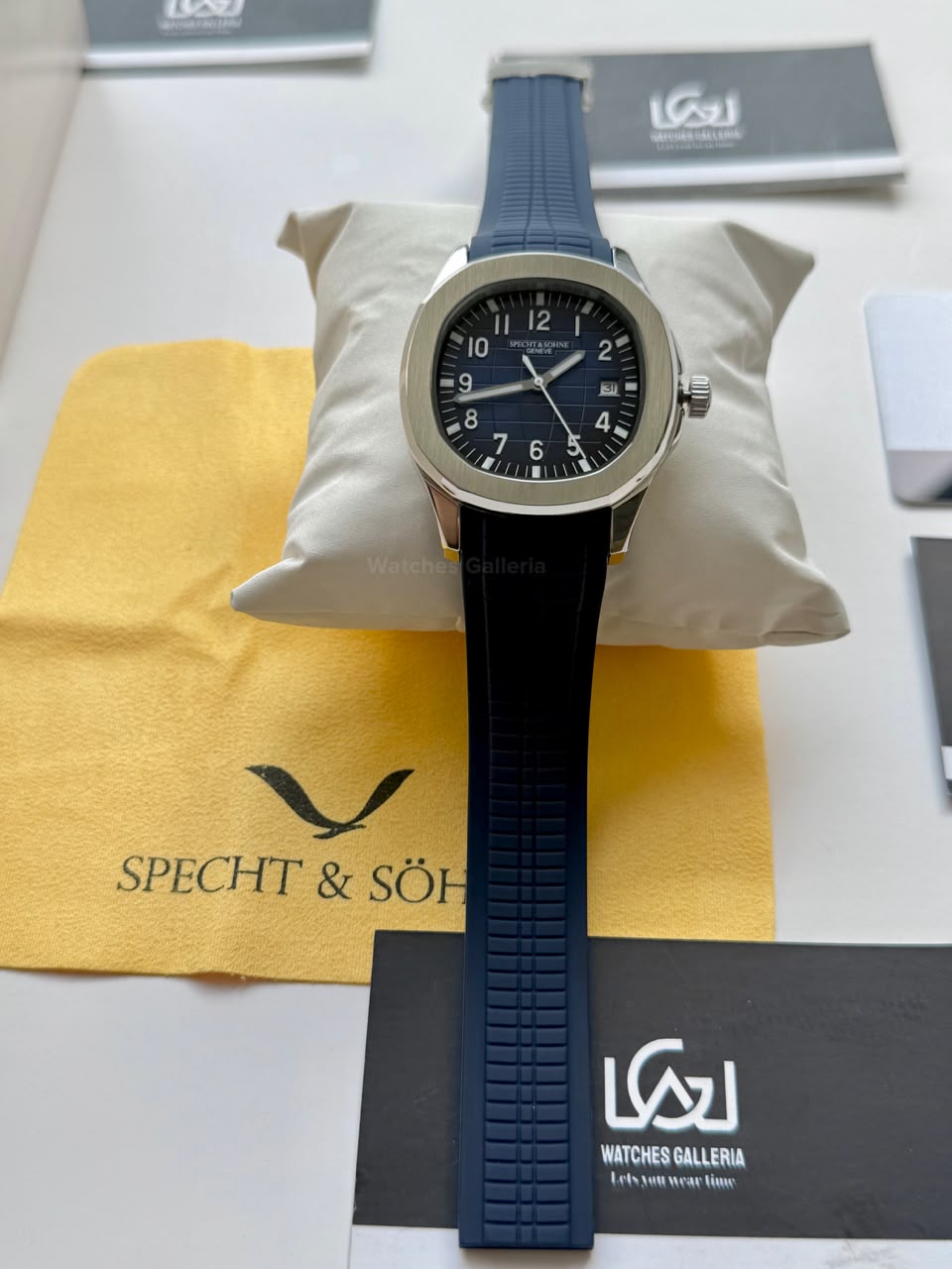 Specht & Sohne SP0008A1 Aquanaut Blue Automatic Watch for Men Sapphire Crystal Original Specht & Sohne Watch Pakistan