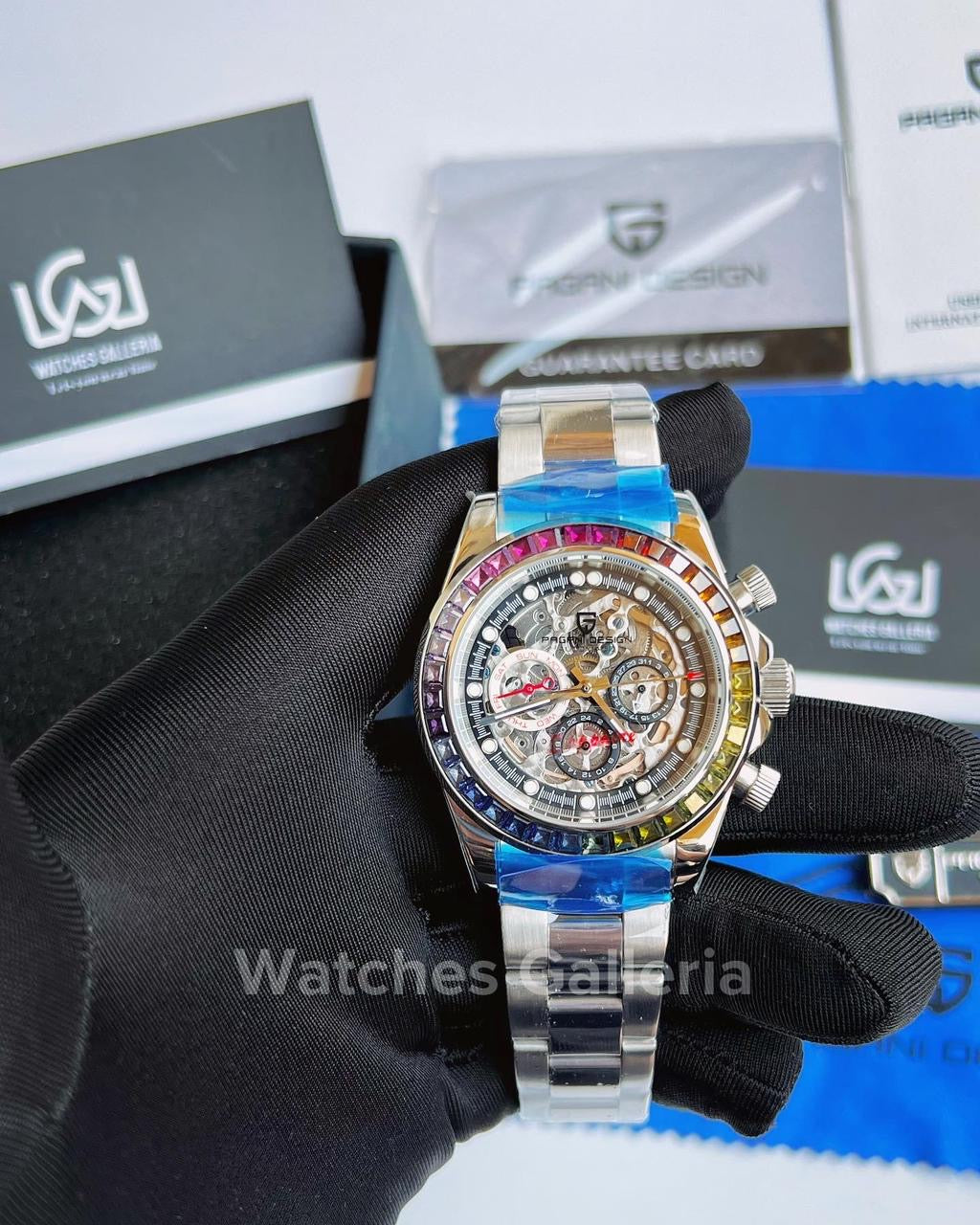 Pagani Design Rainbow Skeleton Automatic PD1653