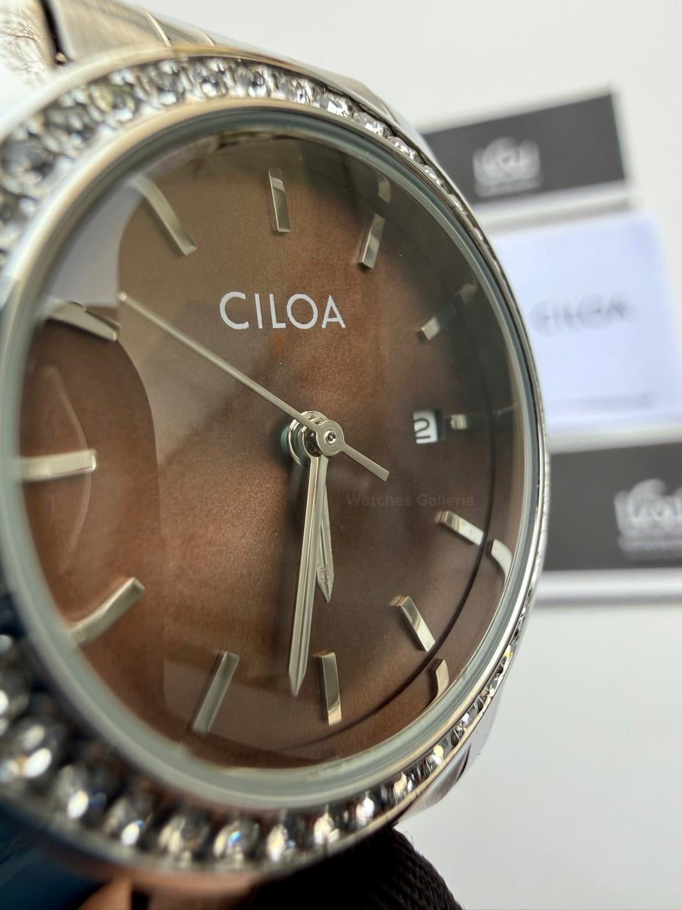 Ciloa 602 Datejust Ladies Watch Quartz (Chocolate) Ciloa Watch Pakistan