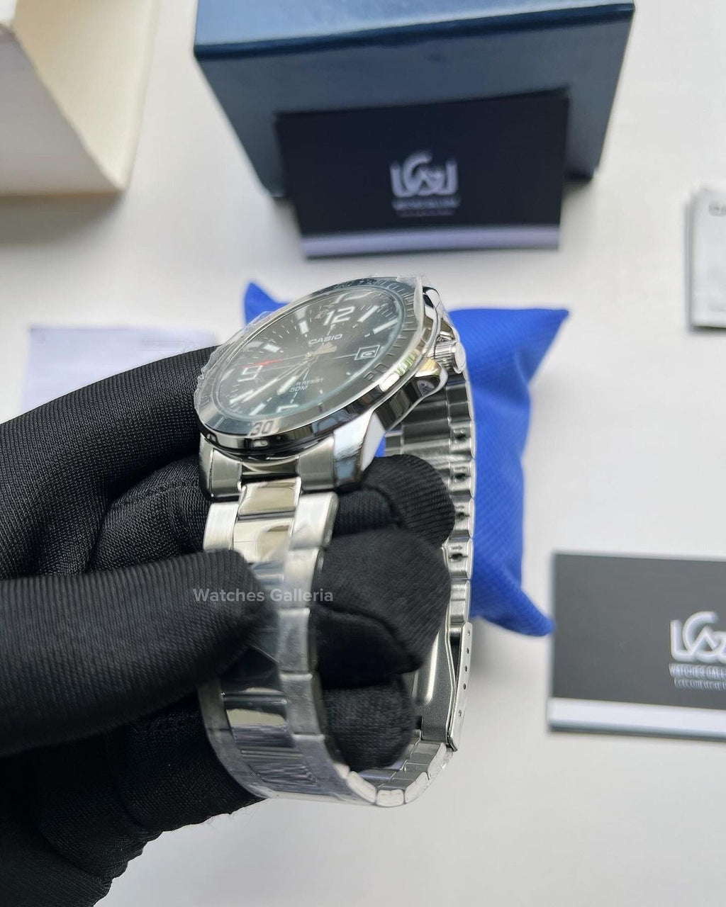 Casio Classic Date (Black) MTP-VD01D Watches Galleria