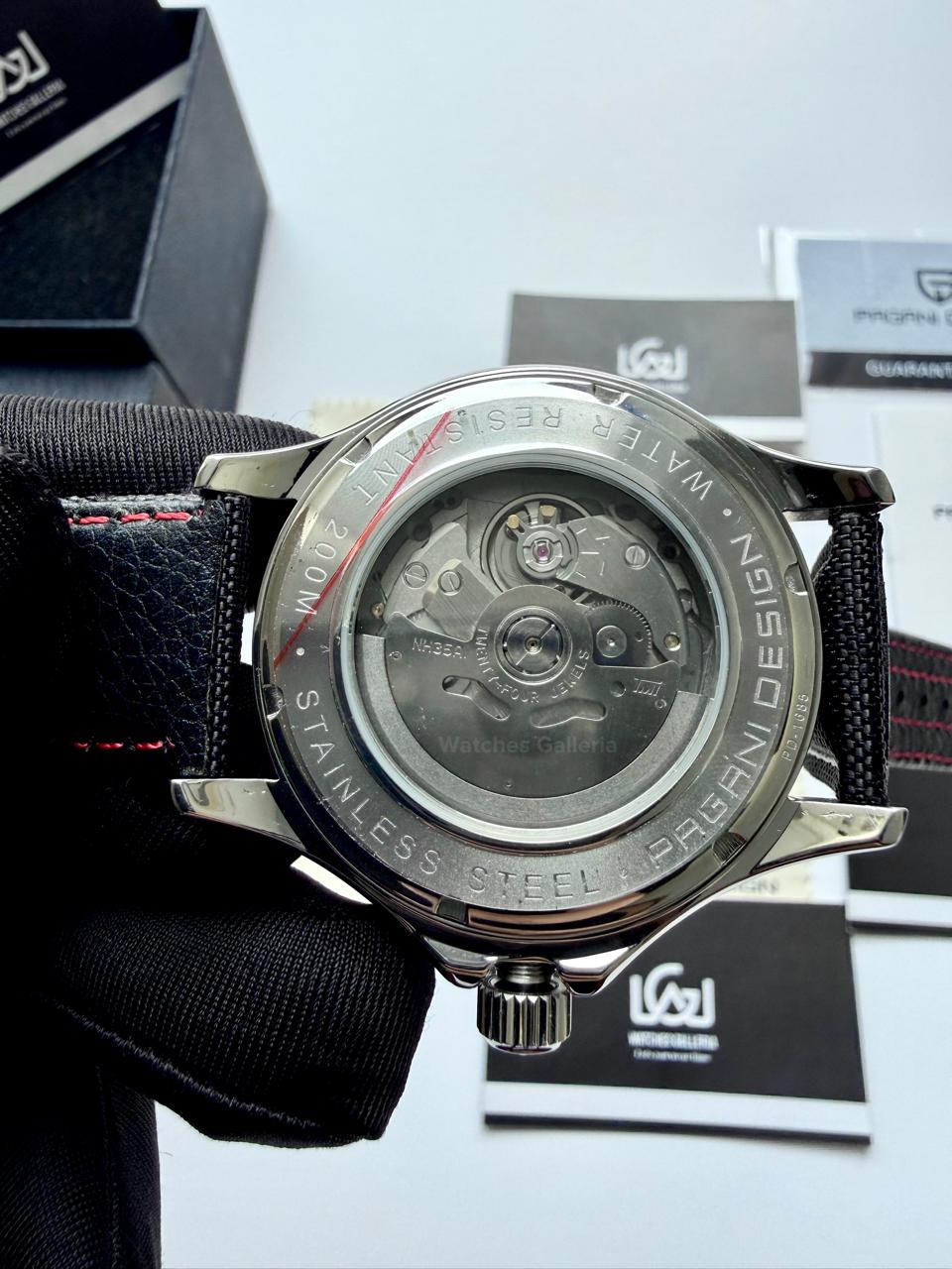 Pagani Design PD1685 Seamaster Diver White Automatic Watch – 200M Sapphire Crystal NH35A/Miyota Luxury Dive Watch in Pakistan | Watches Galleria