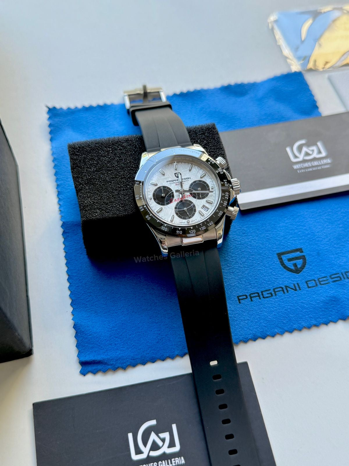 Pagani Design Daytona Quartz (White Meteorite) PD1664