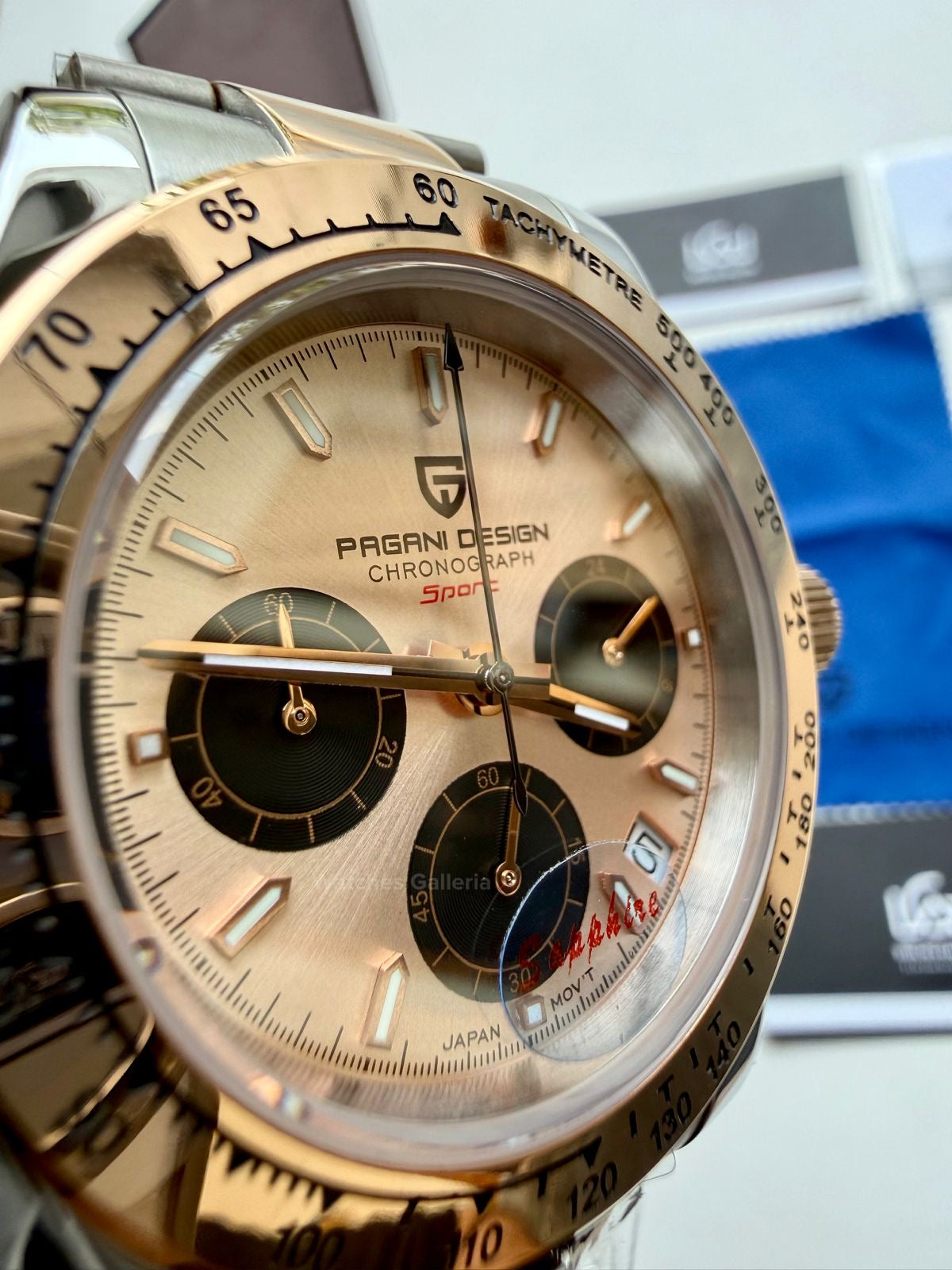Pagani Design Daytona Quartz (Rose Gold Two Tone) PD1644