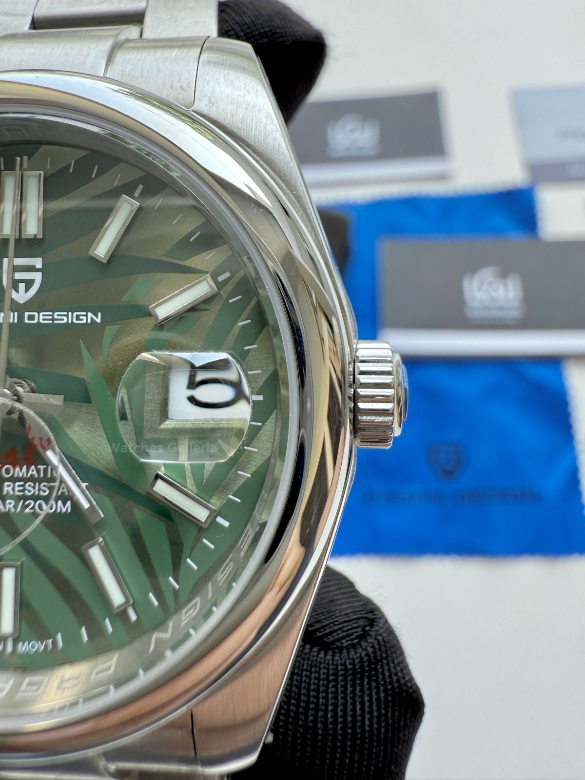 Pagani Design Oyster Perpetual Automatic PD1715 Palm Dial (Green) Pagani Design in Pakistan