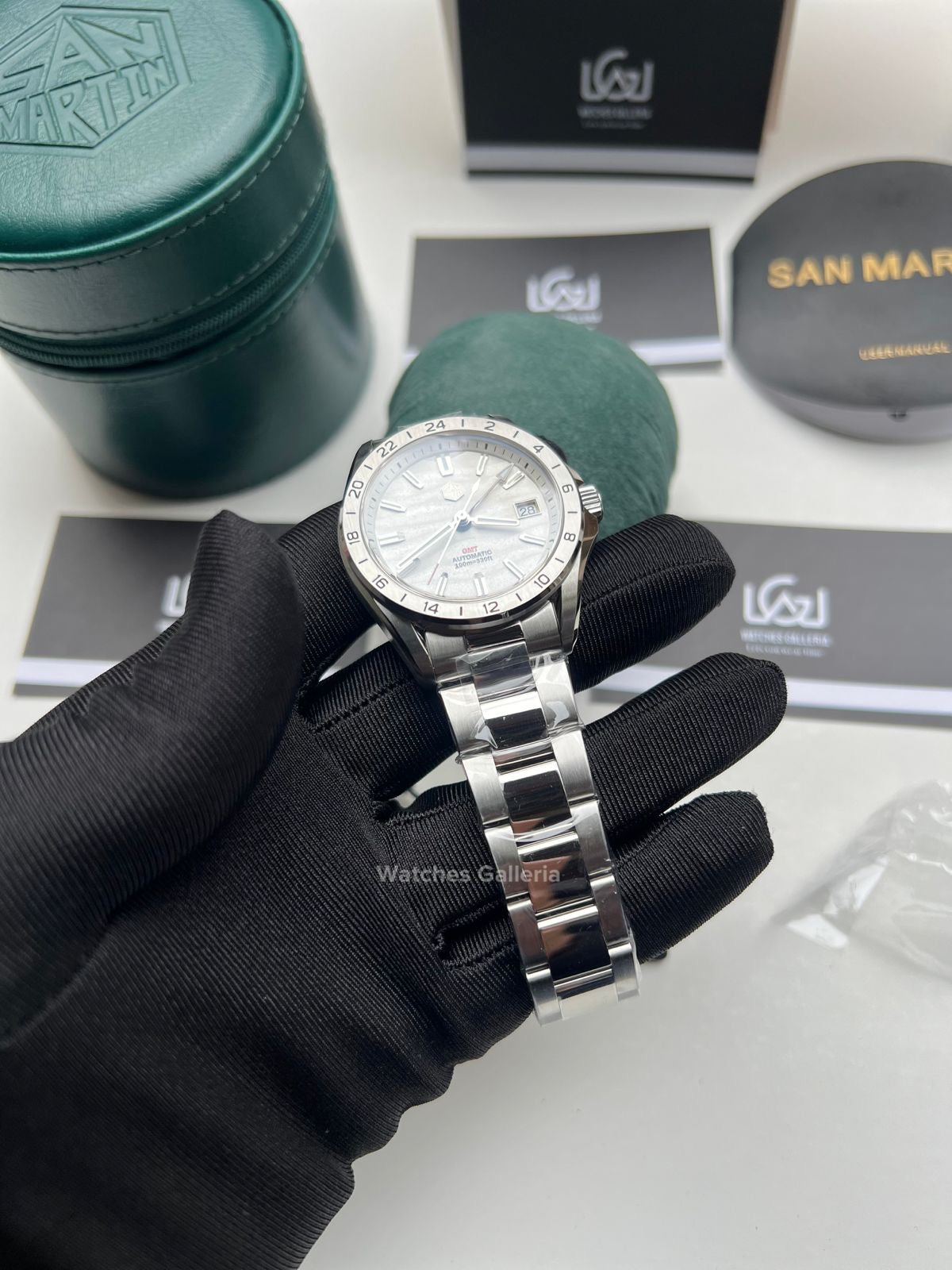 San Martin Desert White Automatic SN0129