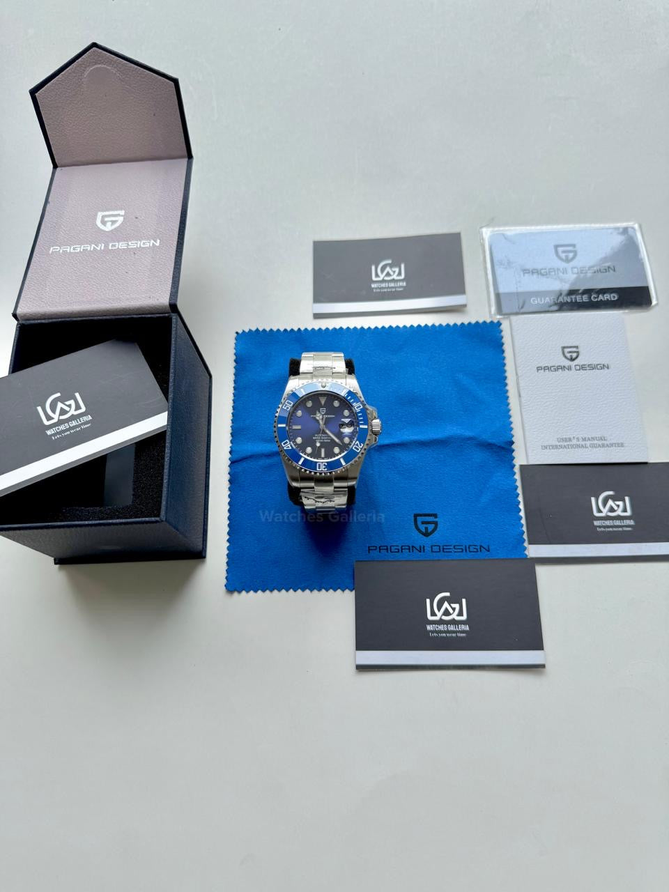 Pagani Design Watch PD1639 Submariner Automatic (Smurf) Pagani Design in Pakistan