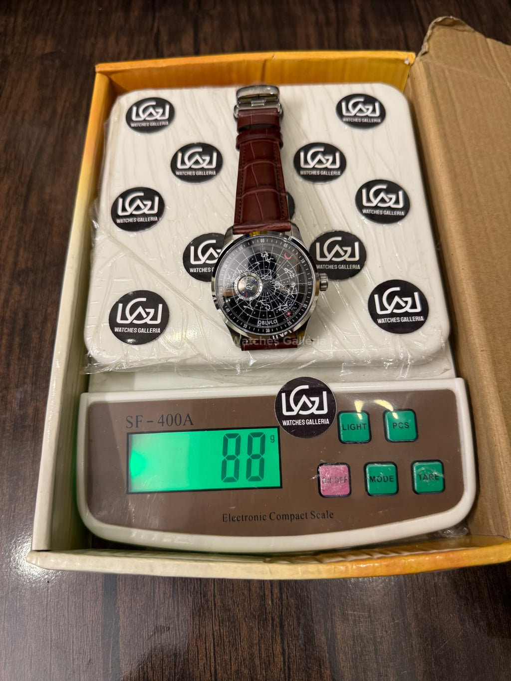 OBLVLO GC (Brown Silver Black) Grand Complications Celestial Automatic Watch Brown & Black Dial with Rose Gold Details, Moving Constellation & Earth Display – OBLVLOGC | Oblvlo