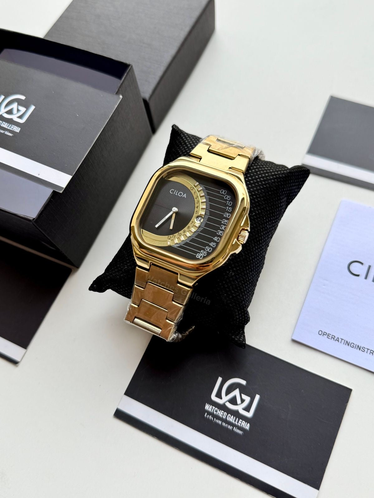 Ciloa Watch 513 Gold Square (Gold) Ciloa Watch in Pakistan