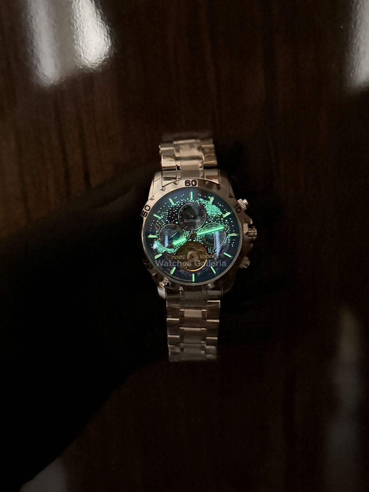 Glenaw Moonphase Automatic (Blue) GL8919 Watches Galleria
