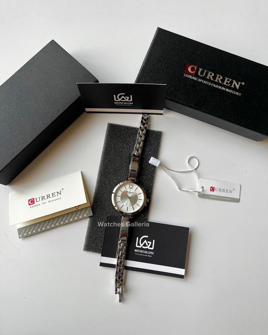 Curren Ladies Quartz Watch (Silver) C9012