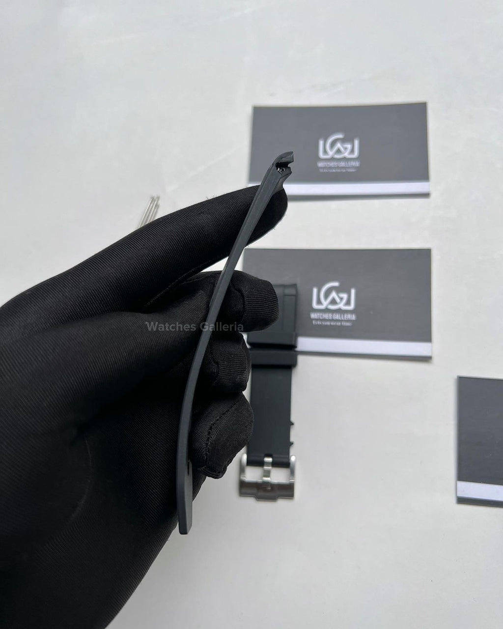 Silicon Straps Premium Black/Silver