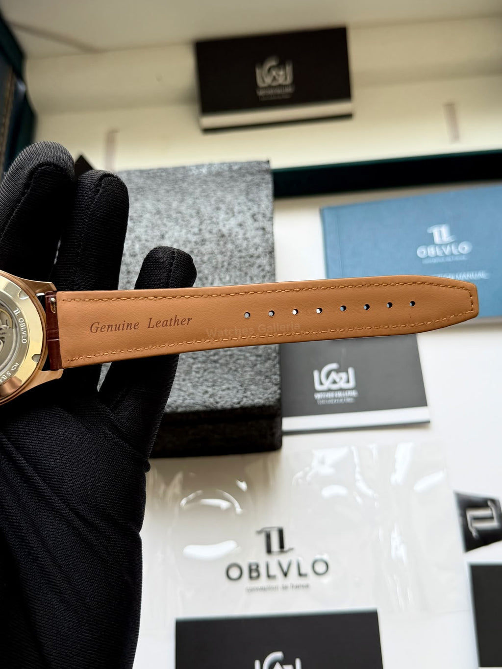 OBLVLO GC (Brown Rose Gold Blue) Grand Complications Celestial Automatic Watch Brown & Black Dial with Rose Gold Details, Moving Constellation & Earth Display – OBLVLOGC | Oblvlo