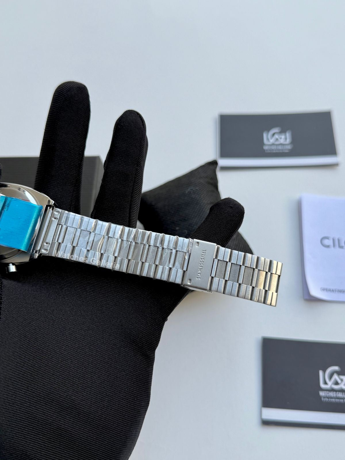 Ciloa Chronograph Steel (Silver) ciloa501 Watches Galleria