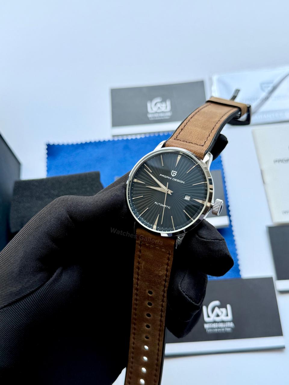 Pagani Design PD2770 Cocktail Automatic Watch Brown Black Dial – Luxury Men’s Mechanical Dress Watch in Pakistan | Watches Galleria