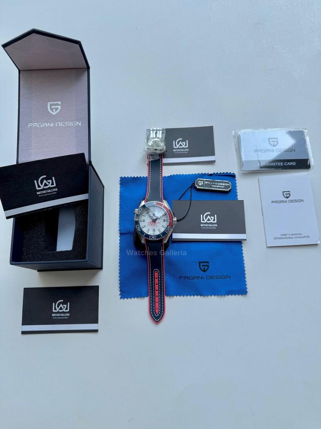 Pagani Design Sea Master Planet Ocean Automatic PD1679 (Blue/White) Pagani Design in Pakistan