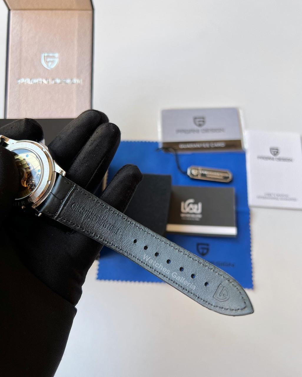 Pagani Design Cocktail Moonphase Tourbillon Automatic (Black) PD1656 "DISCONTINUED"