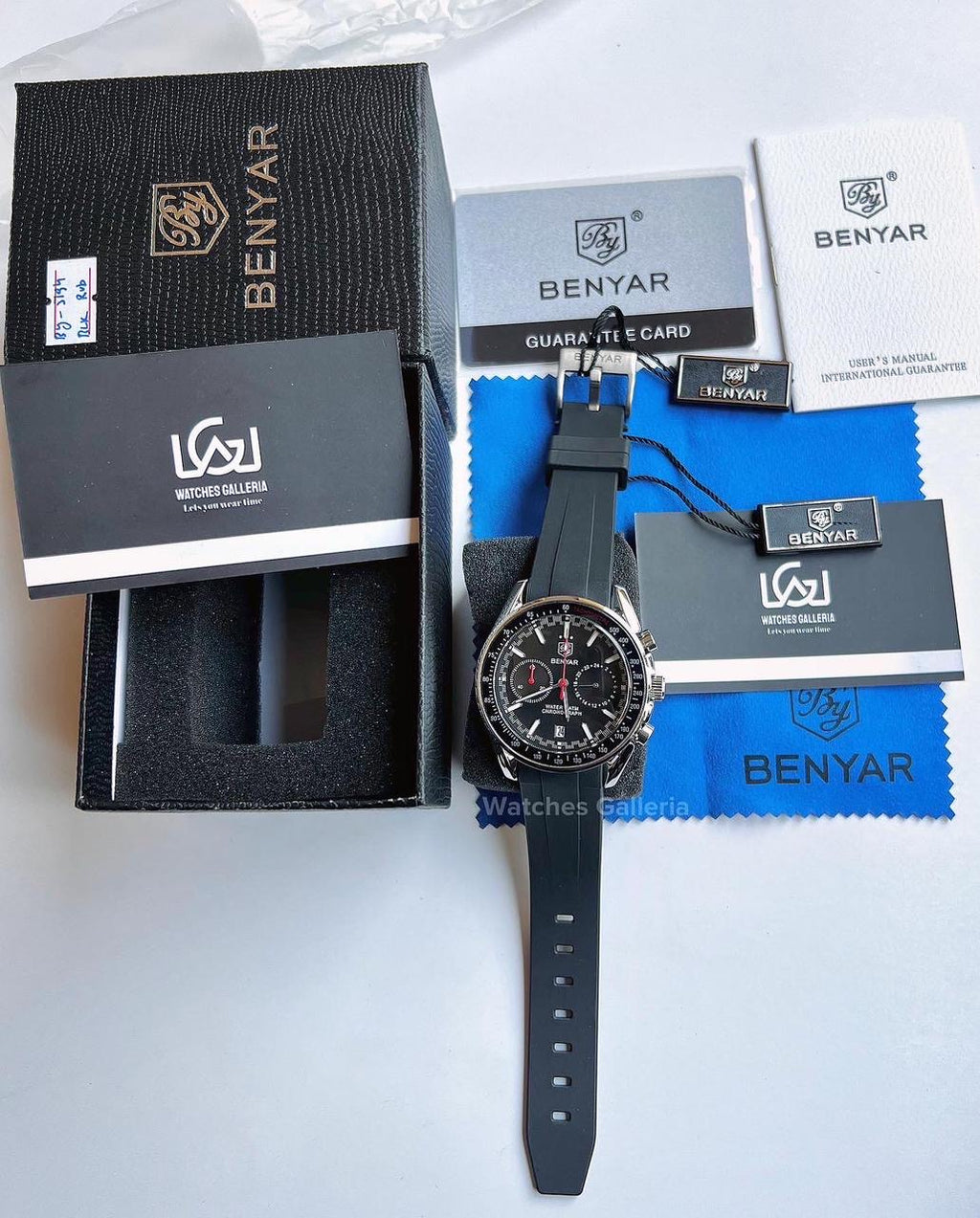 Benyar Black Bay Chronograph Quartz (Black) BY5194