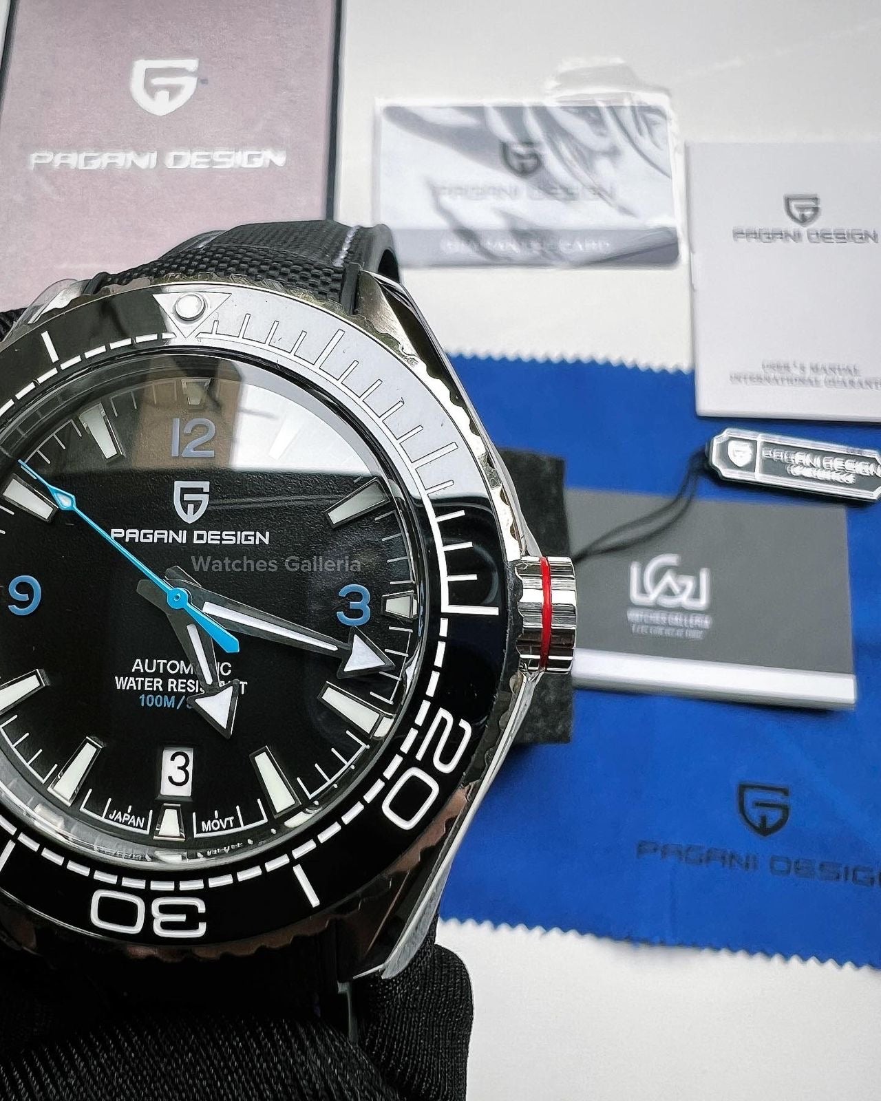 Pagani Design Sea Master Planet Ocean Automatic (Black) PD1679 "DISCONTINUED"