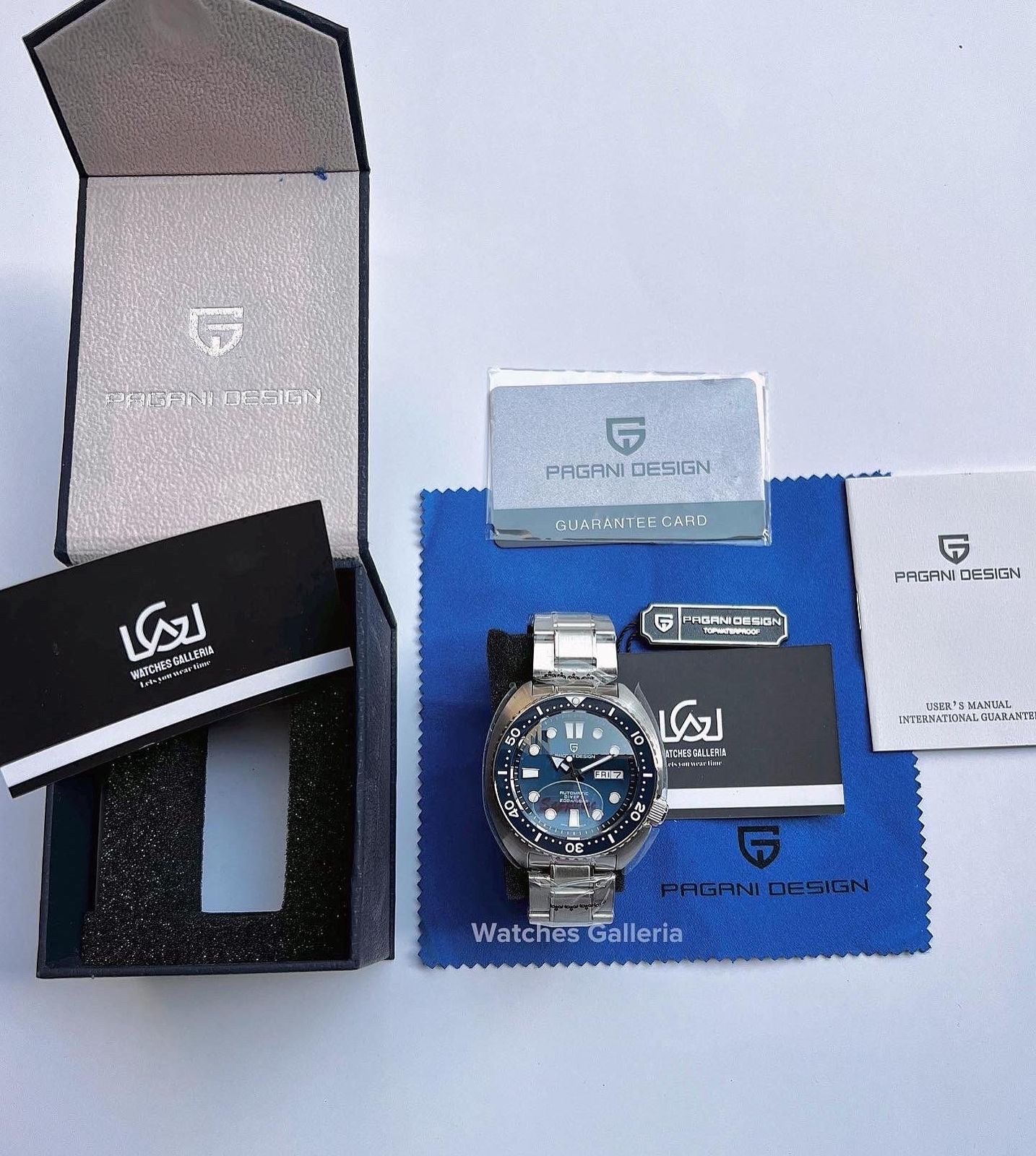 Pagani Design Turtle Automatic (Blue) PD1696