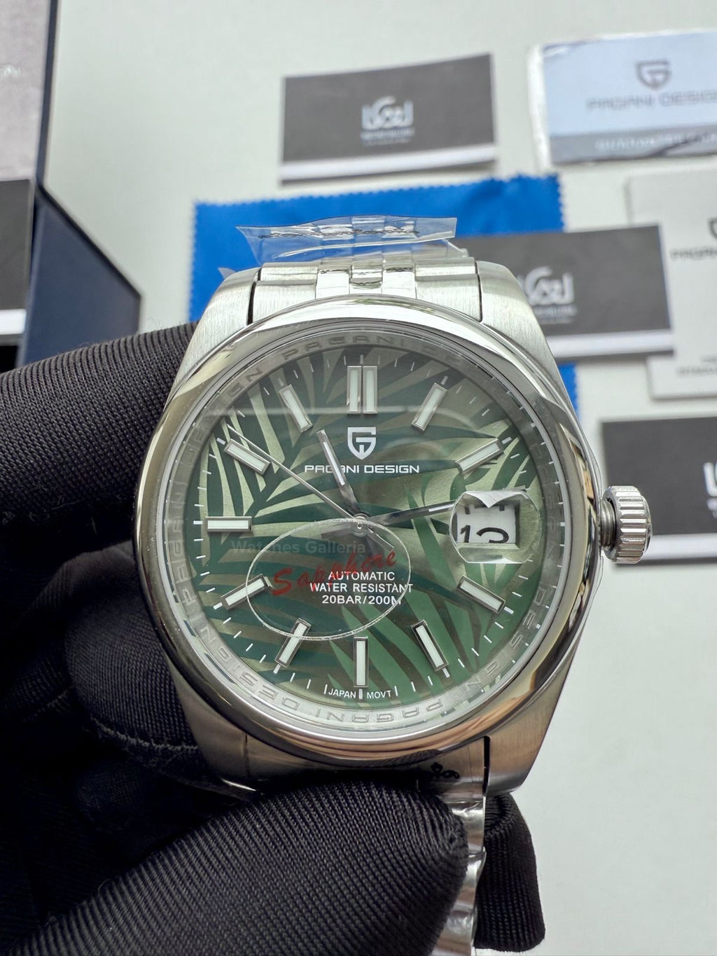 Pagani Design Oyster Perpetual Jubilee Automatic PD1715 Palm Dial (Green) Pagani Design in Pakistan