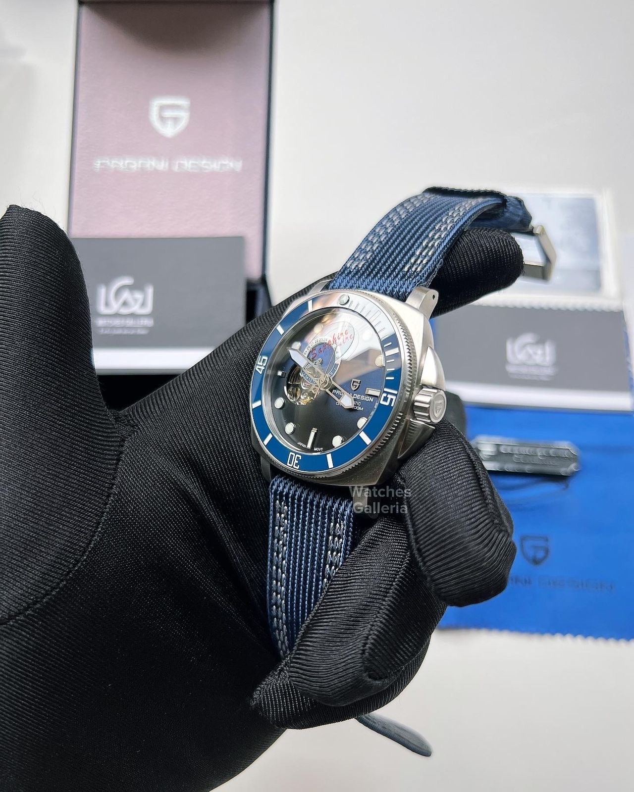Pagani Design Submersible Blue Dial PD1736