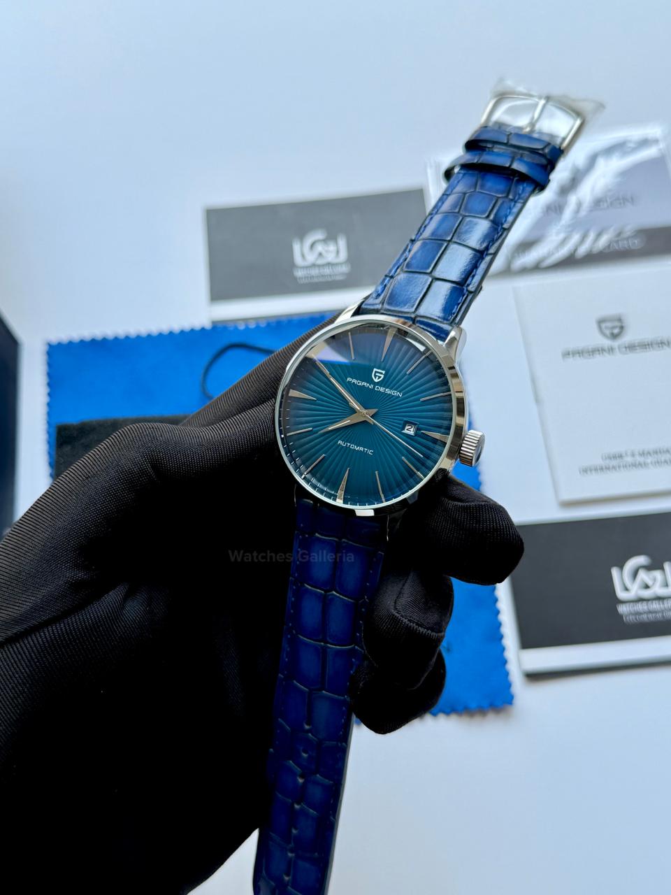 Pagani Design PD2770 Cocktail Automatic Watch Blue Dial – Luxury Men’s Mechanical Dress Watch in Pakistan | Watches Galleria