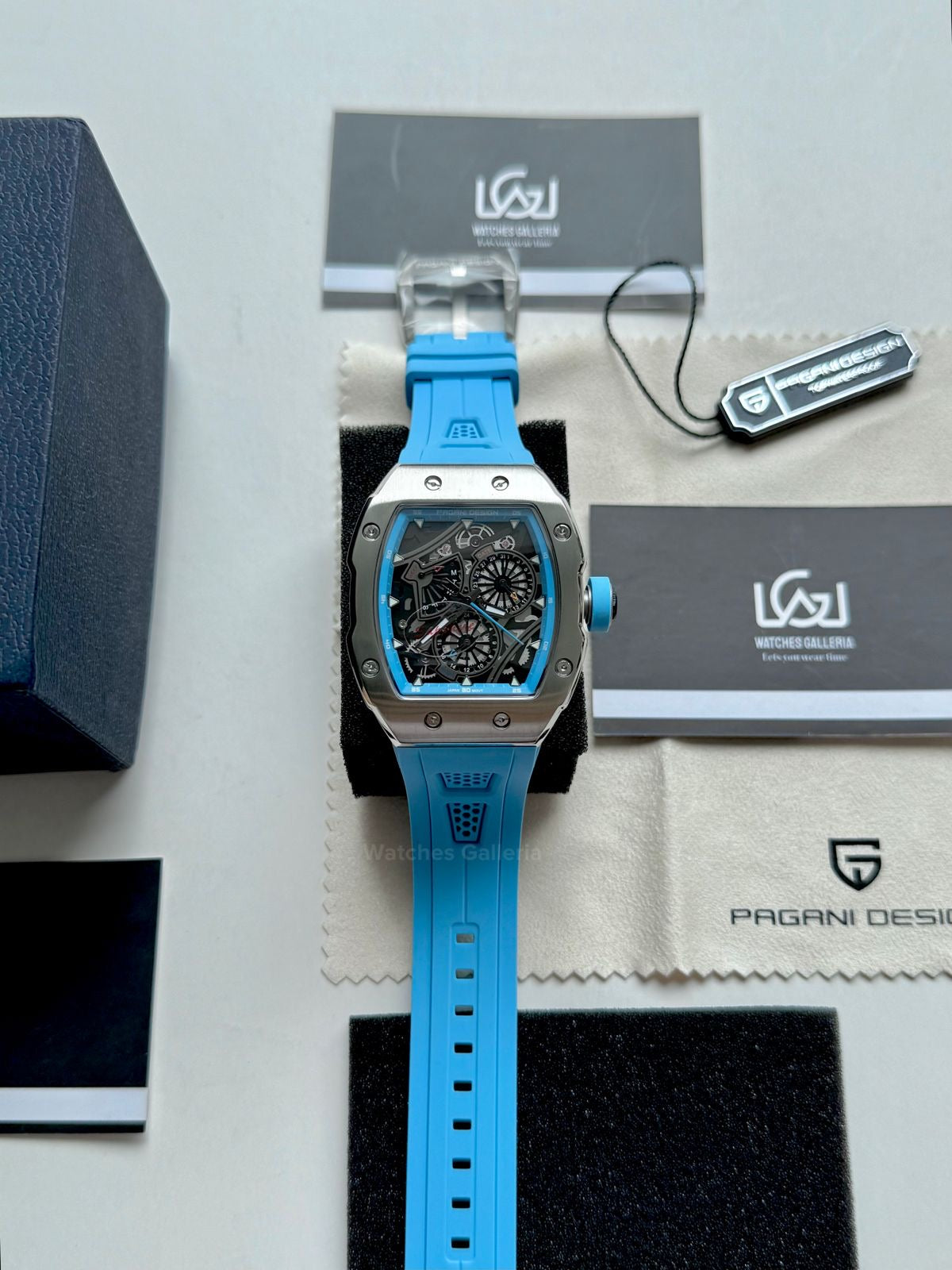 Pagani Design Tonneau Calendar Quartz PDys012 (Sky) Pagani Design in Pakistan
