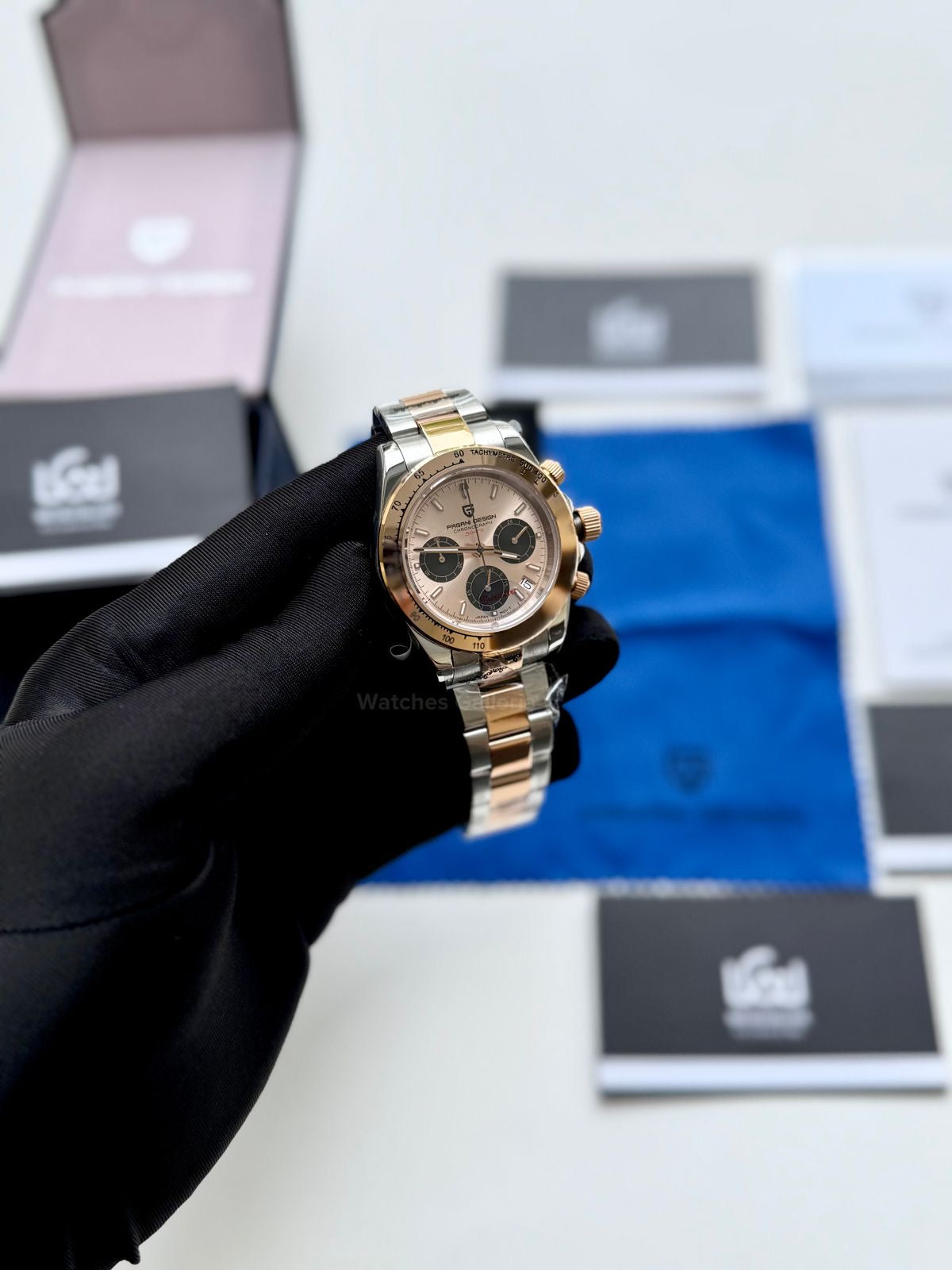Pagani Design Daytona Quartz (Rose Gold Two Tone) PD1644