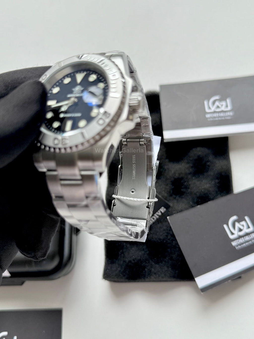 Addiesdive Yachtmaster Black Quartz (Silver Bezel) MY-H3-C Watches Galleria © Copyrights All Right Reserved