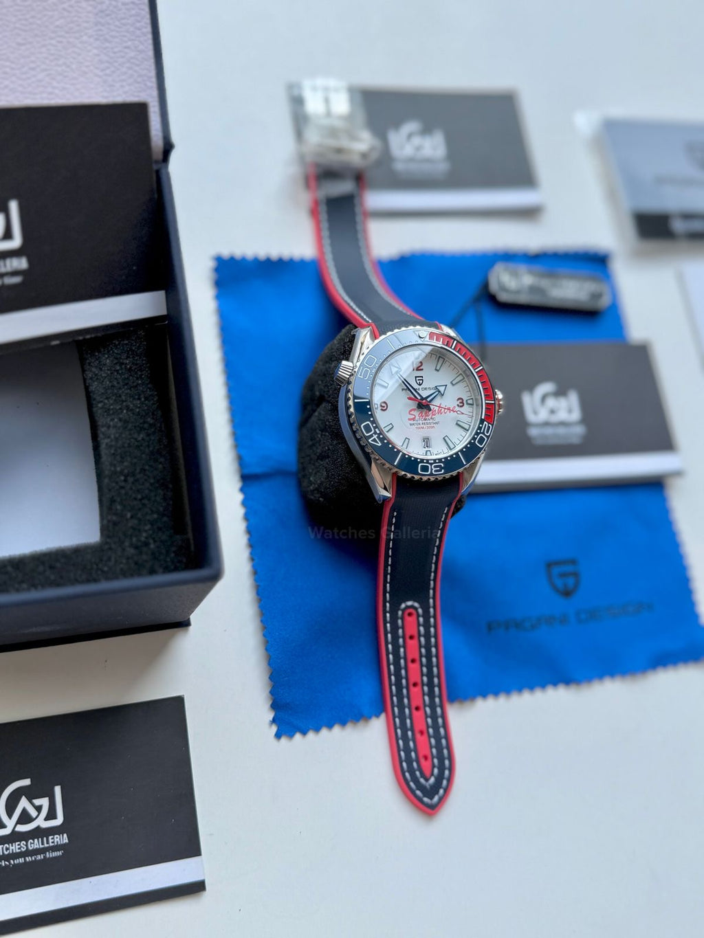 Pagani Design Sea Master Planet Ocean Automatic PD1679 (Blue/White) Pagani Design in Pakistan