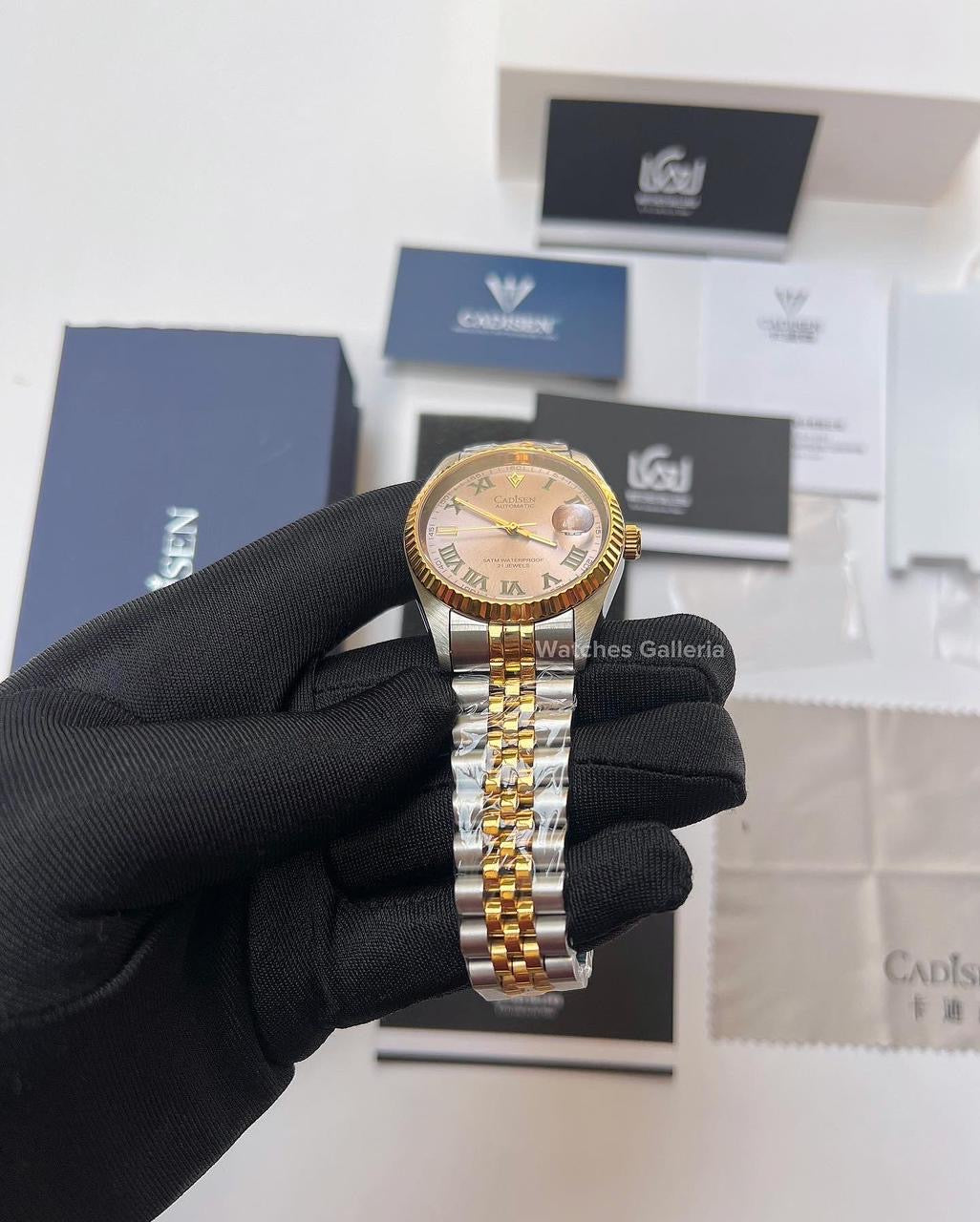 Cadisen Datejust Wimbeldon Automatic (Two Tone) C8211
