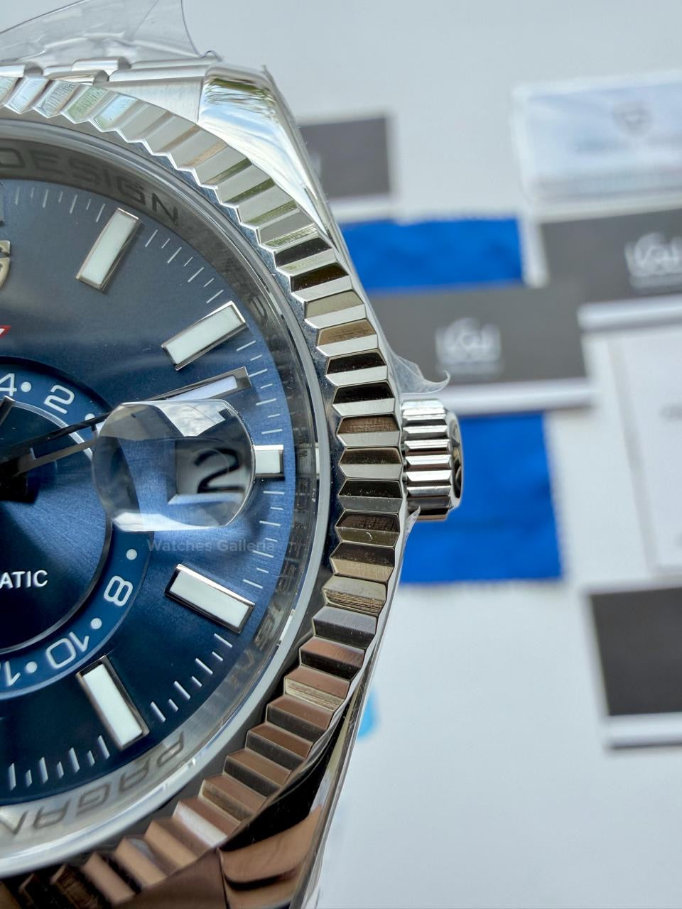 Pagani Design PD1888 Blue Sky Dweller Blue Dial Automatic GMT Watch – Limited Edition of 1000, Exclusive to Watches Galleria Pakistan