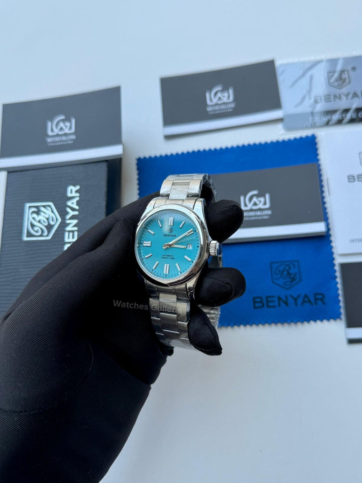Benyar Oyster Perpetual Automatic (Tifanny Blue) BY5185 Watches Galleria