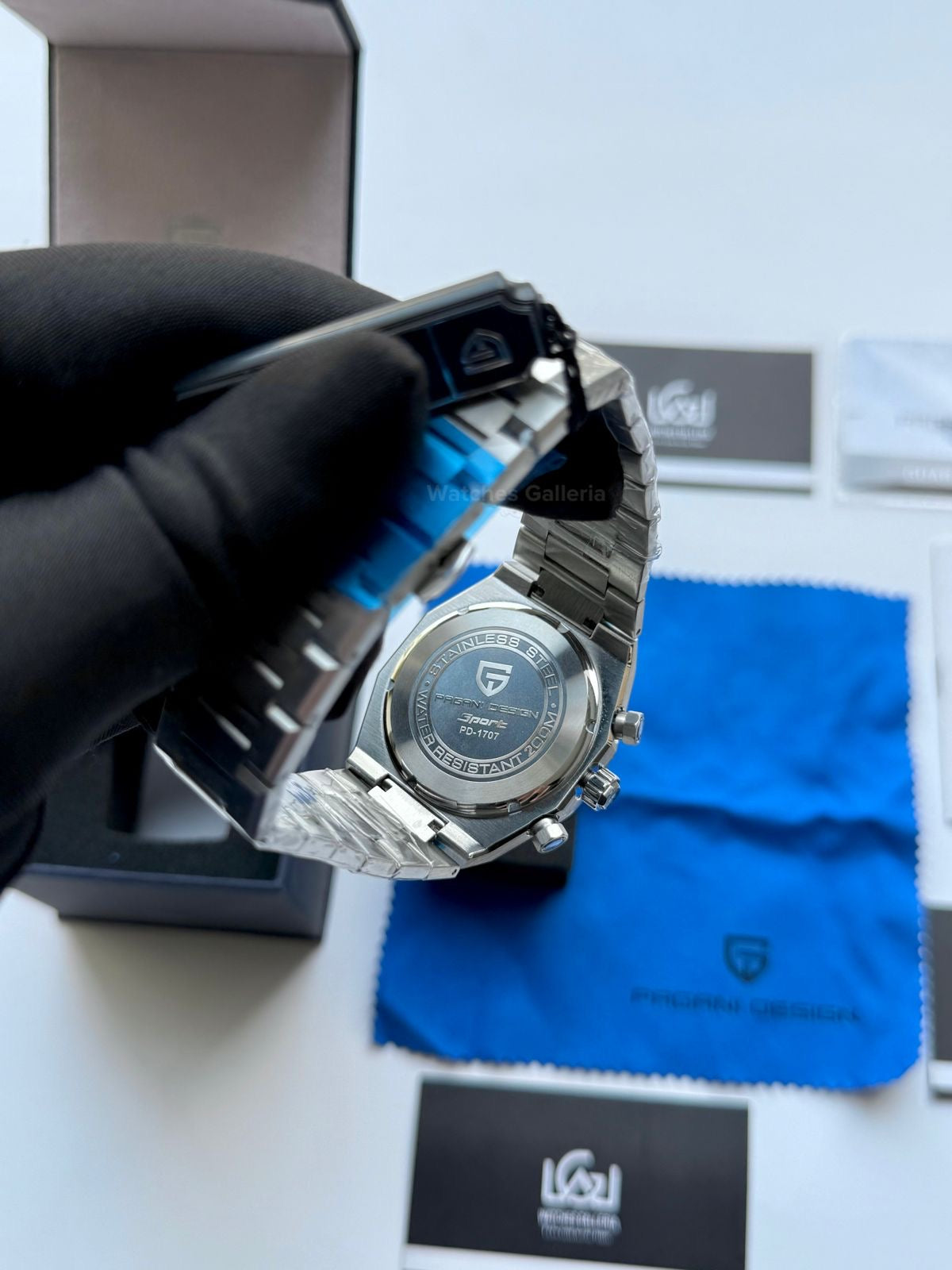 Pagani Design PD1707 Royal Oak Chronograph (Black Dial) Pagani Design Pakistan