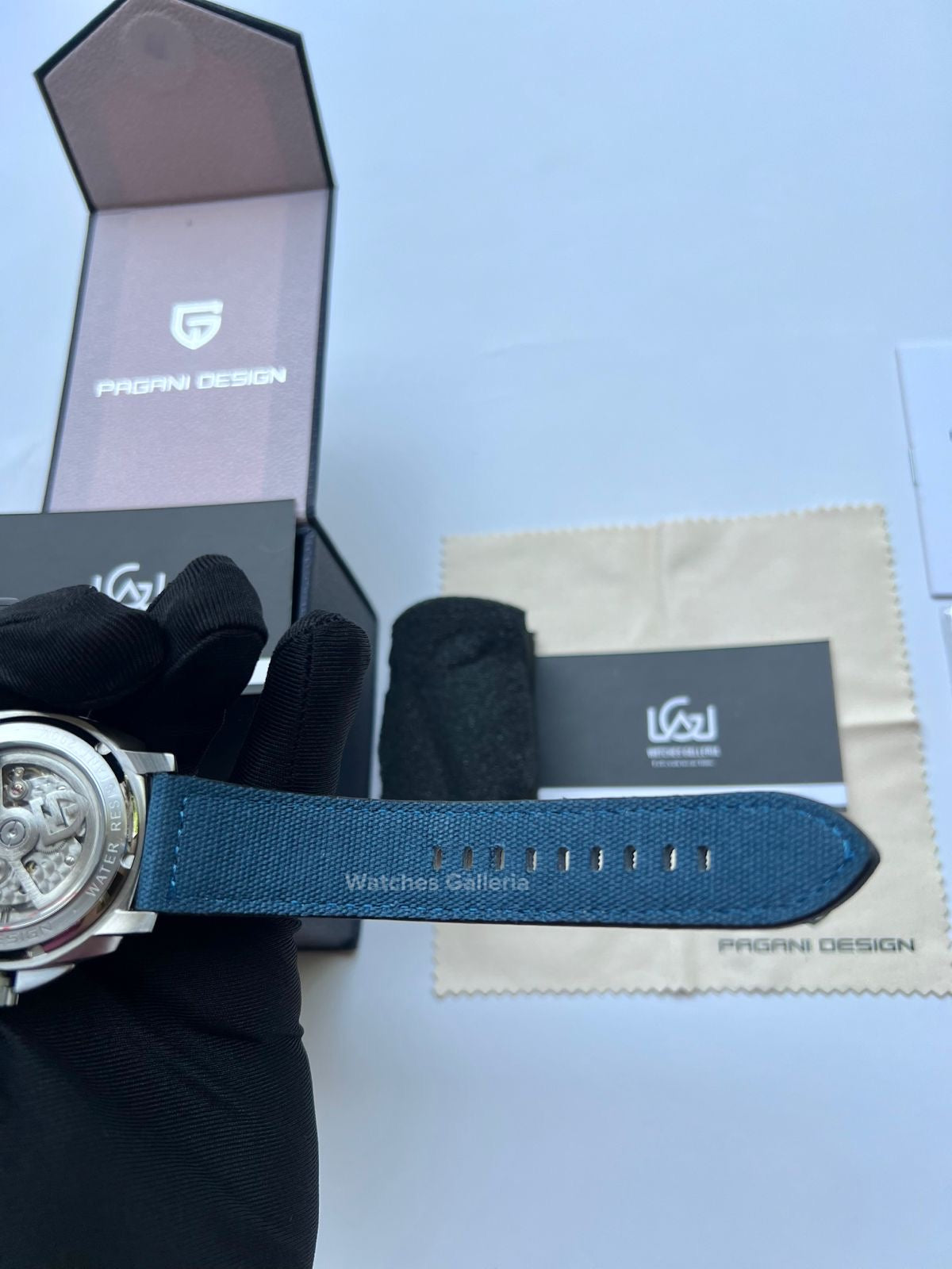 Pagani Design Submersible Automatic Divers Watch (Blue) PD1767 Watches Galleria