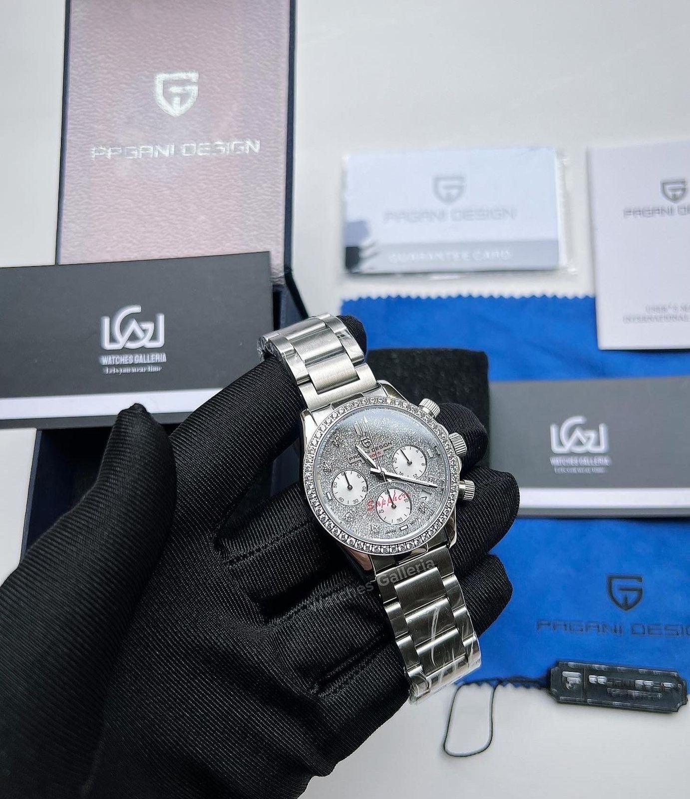 Pagani Design Daytona Stones Quartz Unisex PD1730