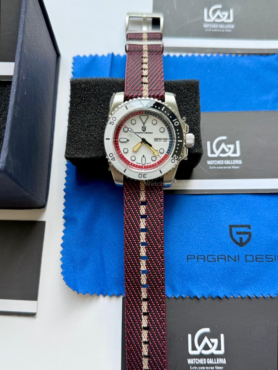 Pagani Design PD1726 Mini Gundam Limited Edition Automatic Watch – Sapphire Crystal, Seiko NH36A, Ceramic Bezel