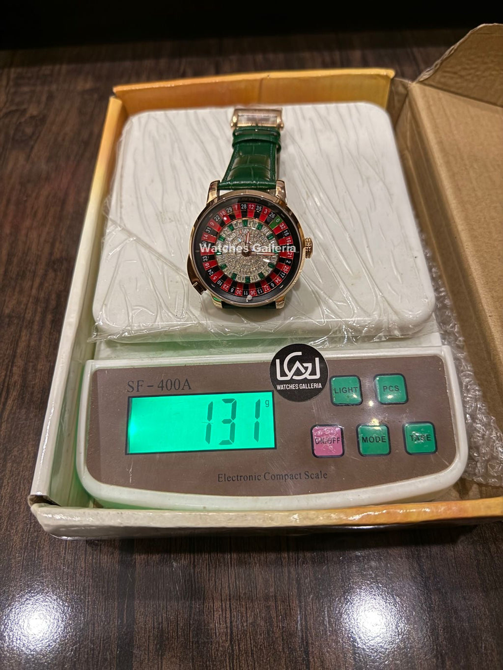 Pindu Design Casino Roulette Button Edition Automatic (Baguette Cut Diamonds) P6628 Watches Galleria