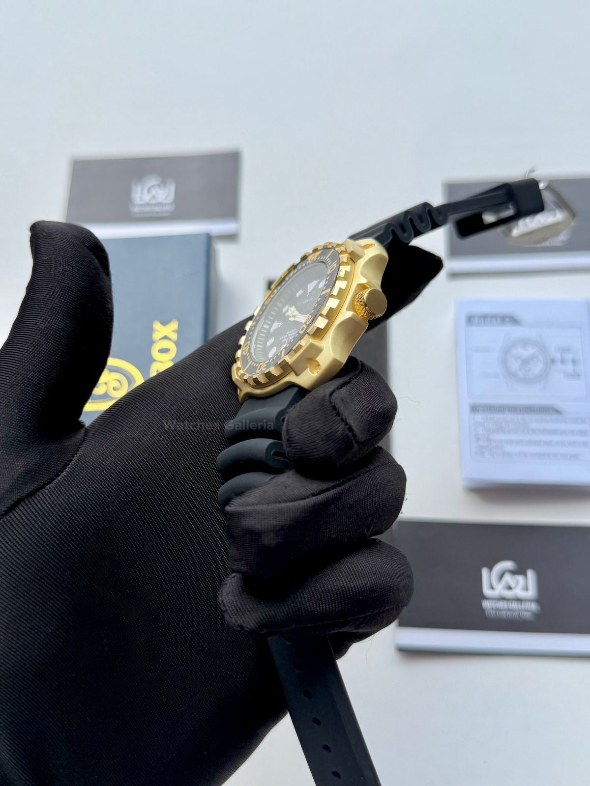 Foxbox Military Style (Gold Black) FB0044 Watches Galleria