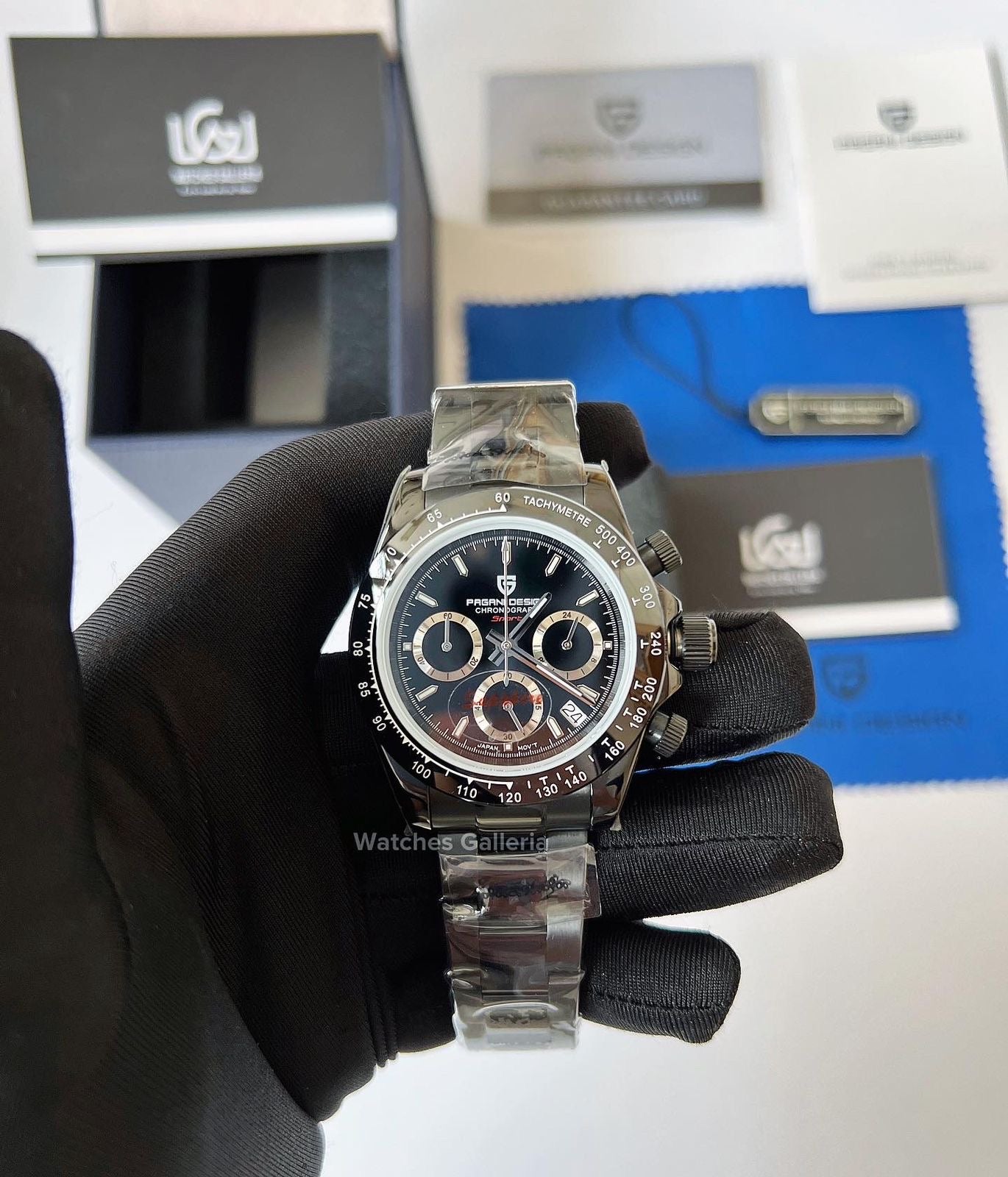 Pagani Design Daytona Quartz Special Edition (All Black) PD1644