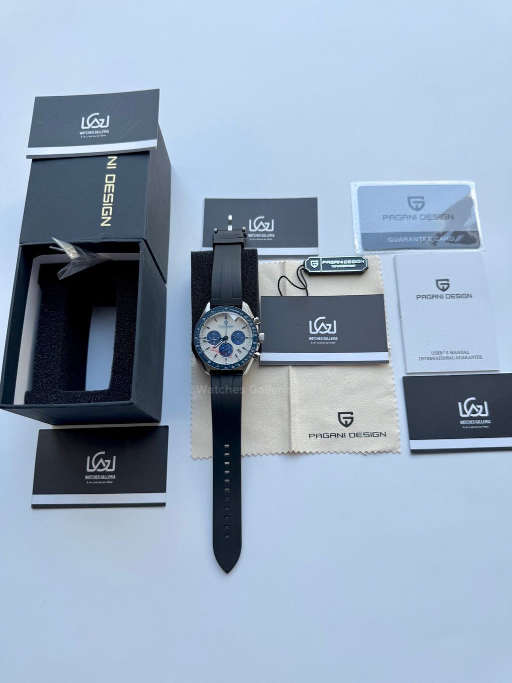 Pagani Design PD1701 Speedmaster Moonwatch Blue 40mm Chronograph – Seiko VK63 Quartz | Sapphire Crystal | 100M WR