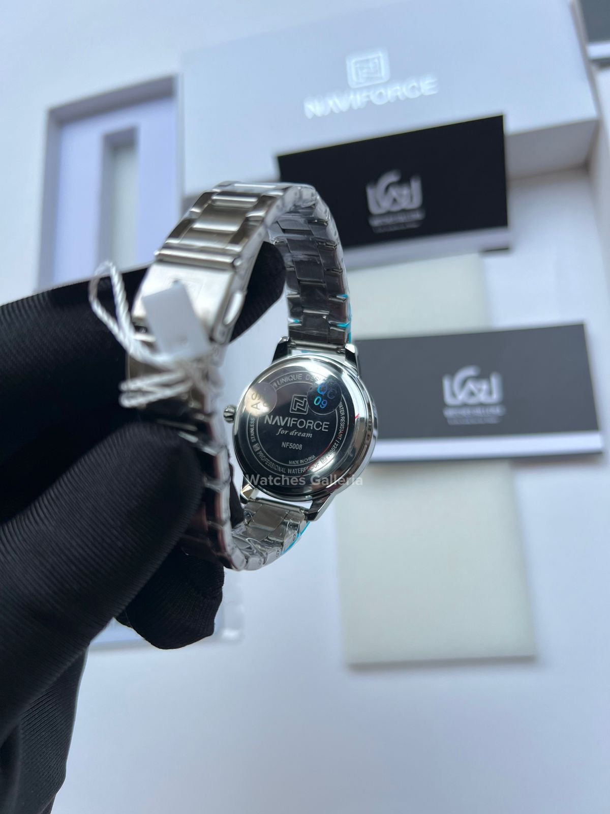 Naviforce Date Just Ladies (Silver) NF5008L Watches Galleria