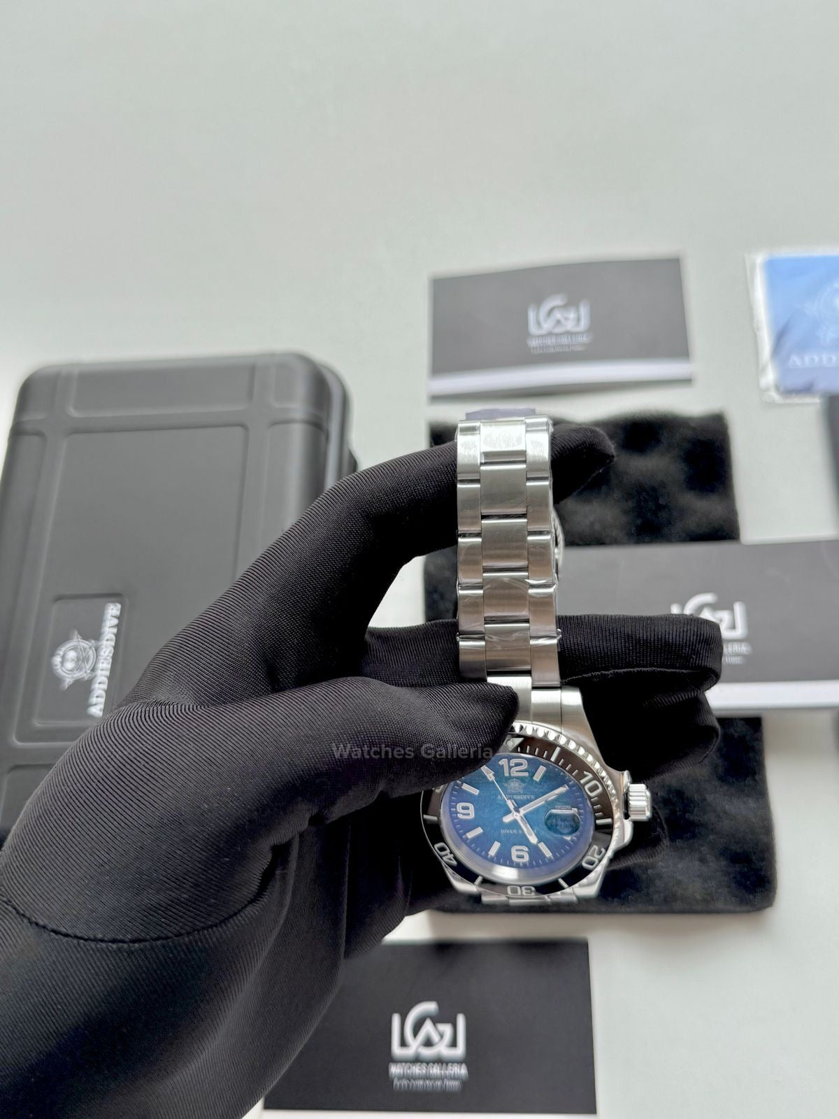 Addiesdive Submariner Gradient Quartz (Blue) AD2513 Watches Galleria © Copyrights All Right Reserved