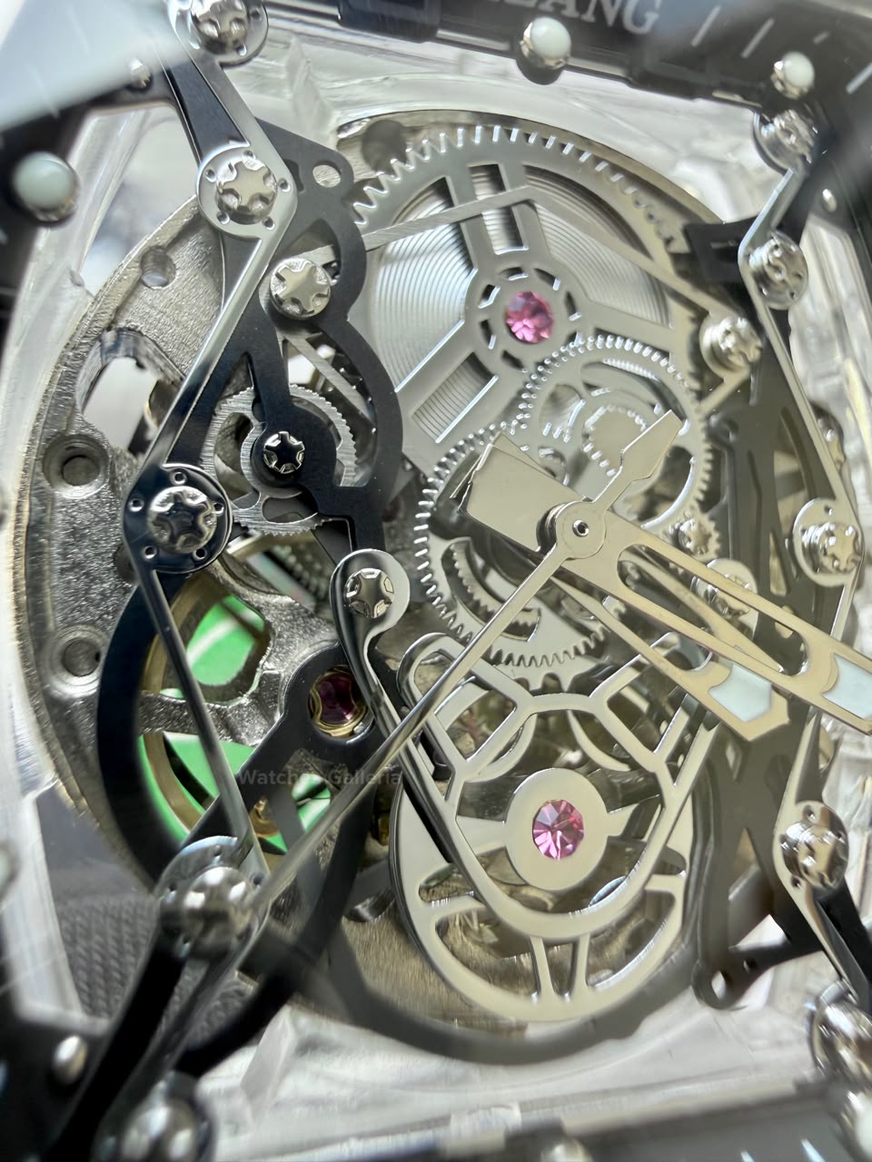 Ailang 8109 Skeleton Watch for Men White Blue Automatic Mechanical Watch Original Ailang Watch Pakistan