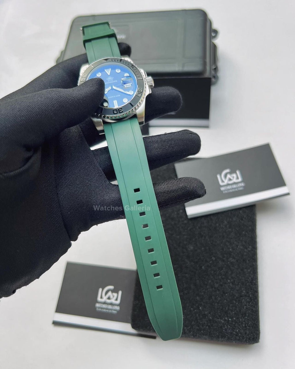 Addiesdive Yachtmaster Quartz (Green) AD2040 Watches Galleria